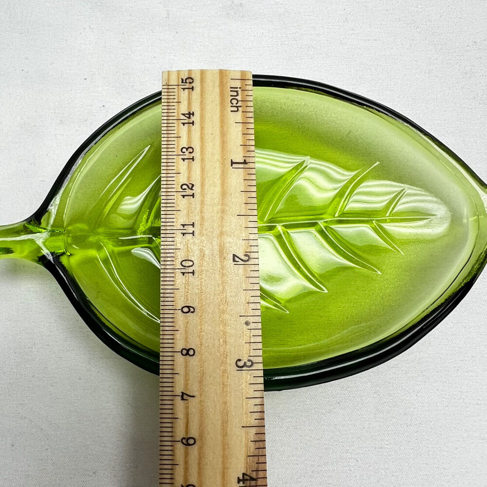 Pier 1 Leaf Dishes Trinket Green Pink Orange Candy Serving Table Decor - Picture 7 of 8